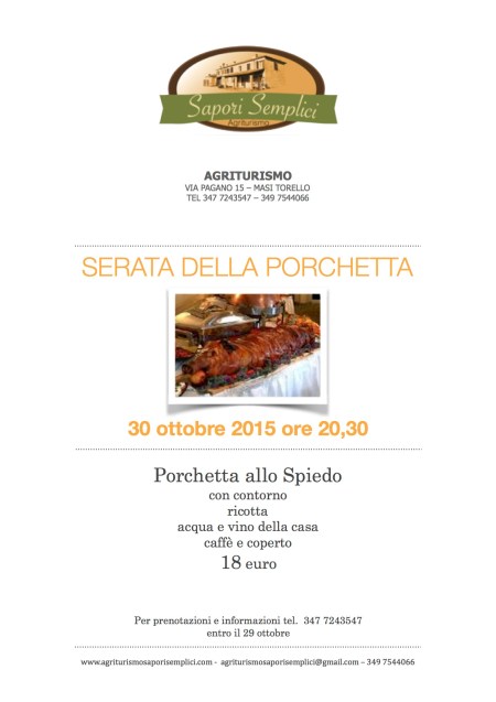 sap sep porchetta