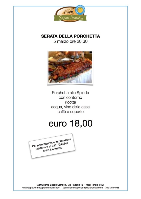 sap semp Porchetta 2016